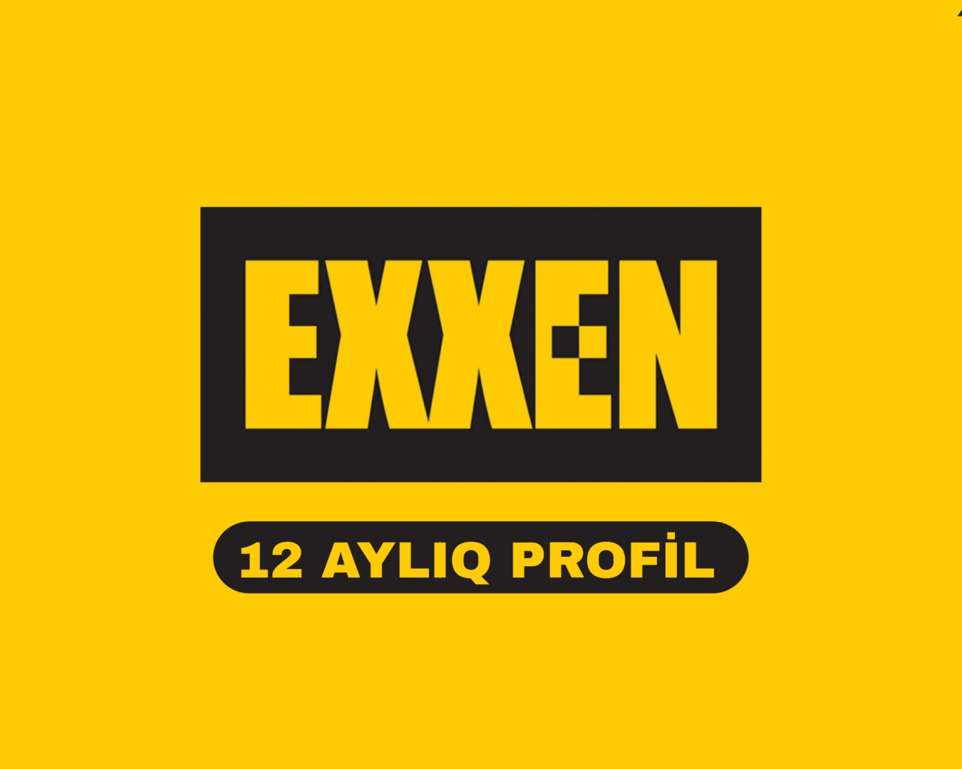 Exxen 12 Aylıq Reklamlı Profil