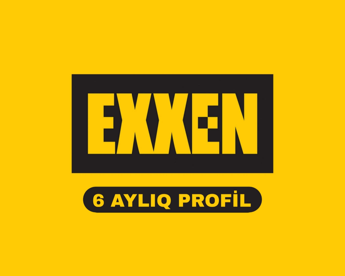 Exxen 6 Aylıq Reklamlı Profil