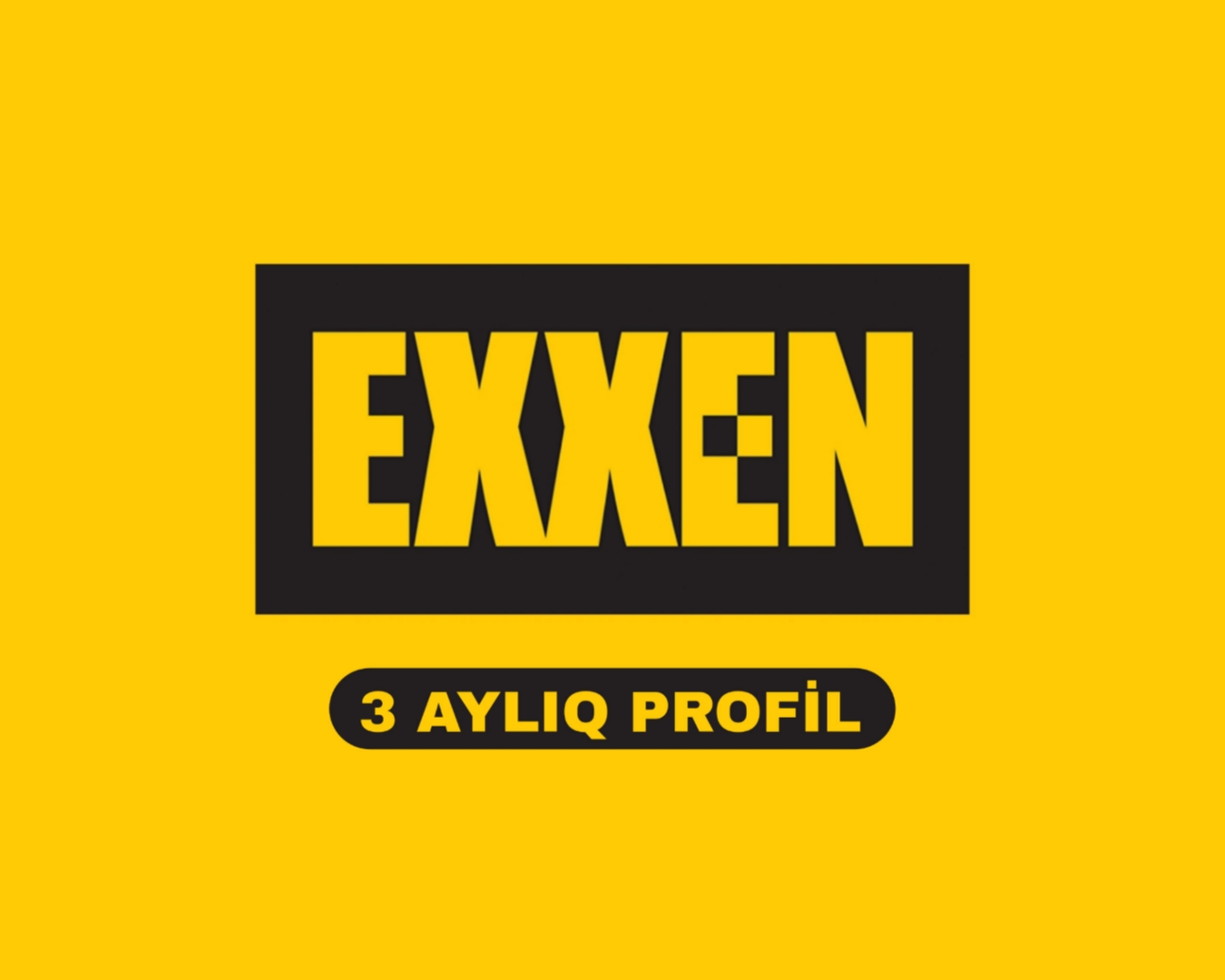 Exxen 3 Aylıq Reklamlı Profil