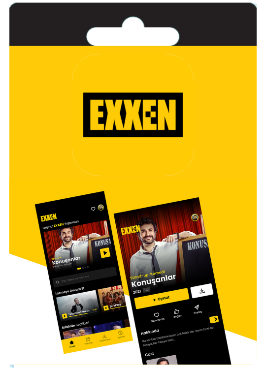 Exxen 12 Aylıq Reklamlı Profil