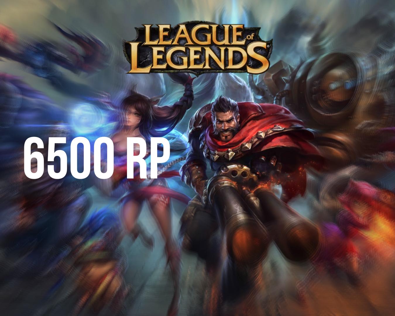 League of Legends 6500 RP